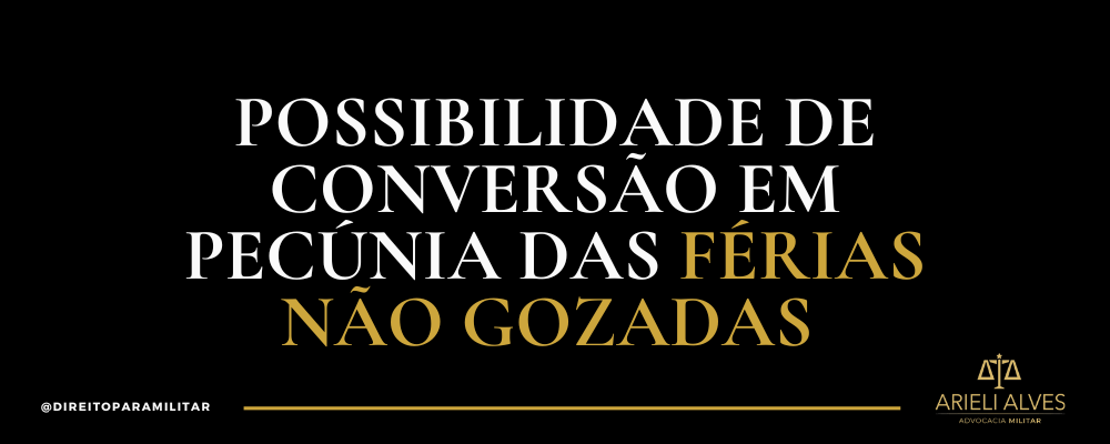 férias não gozadas