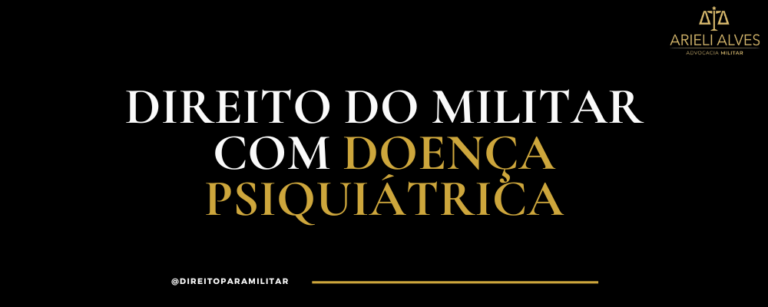 militar com doença psiquiátrica