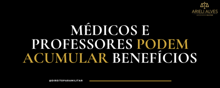 Médicos e Professores podem acumular benefícios